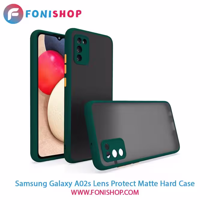 قاب ، کاور پشت مات محافظ لنزدار سامسونگ Samsung Galaxy A02s