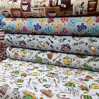 پارچه آشپزخانه پنبه دستمالی 90درصد پنبه متری عرض1.40م