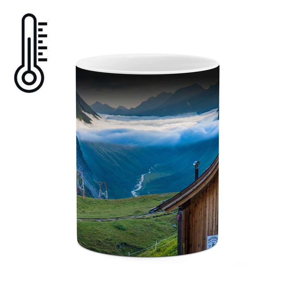 ماگ حرارتی طرح منظره رویایی و زیبا  مدل mgph14634