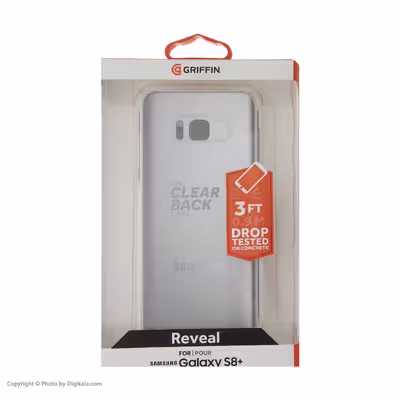 کاور گرفین مدل Reveal مناسب برای گوشی موبایل  Galaxy S8 Plus