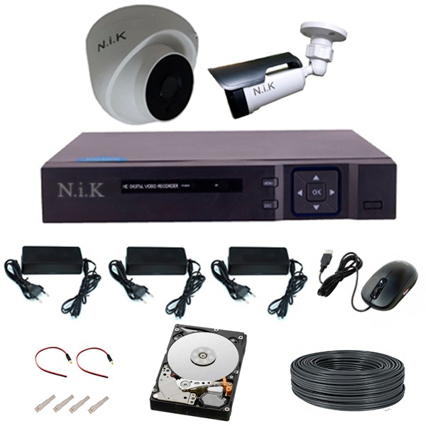 سیستم امنیتی ان آی کی مدل AHD 11B124D214 _ 2MP