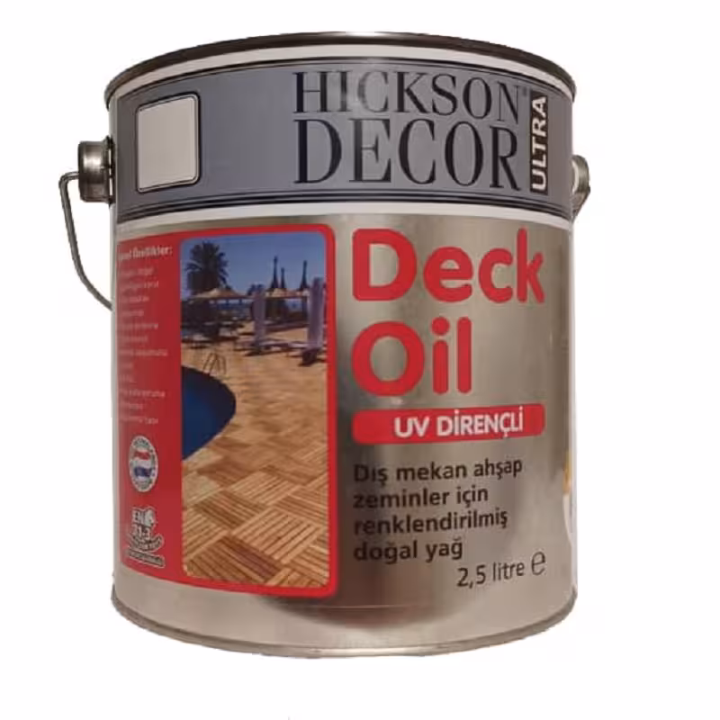 روغن چوب و ترموود قهوه ای کاج انتیکی هیکسون دکور مدل DECK,22 حجم 2.5 لیتر
