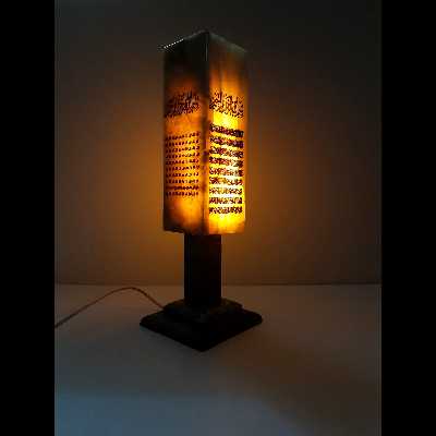 آباژور رومیزی مدل سنگ مرمر