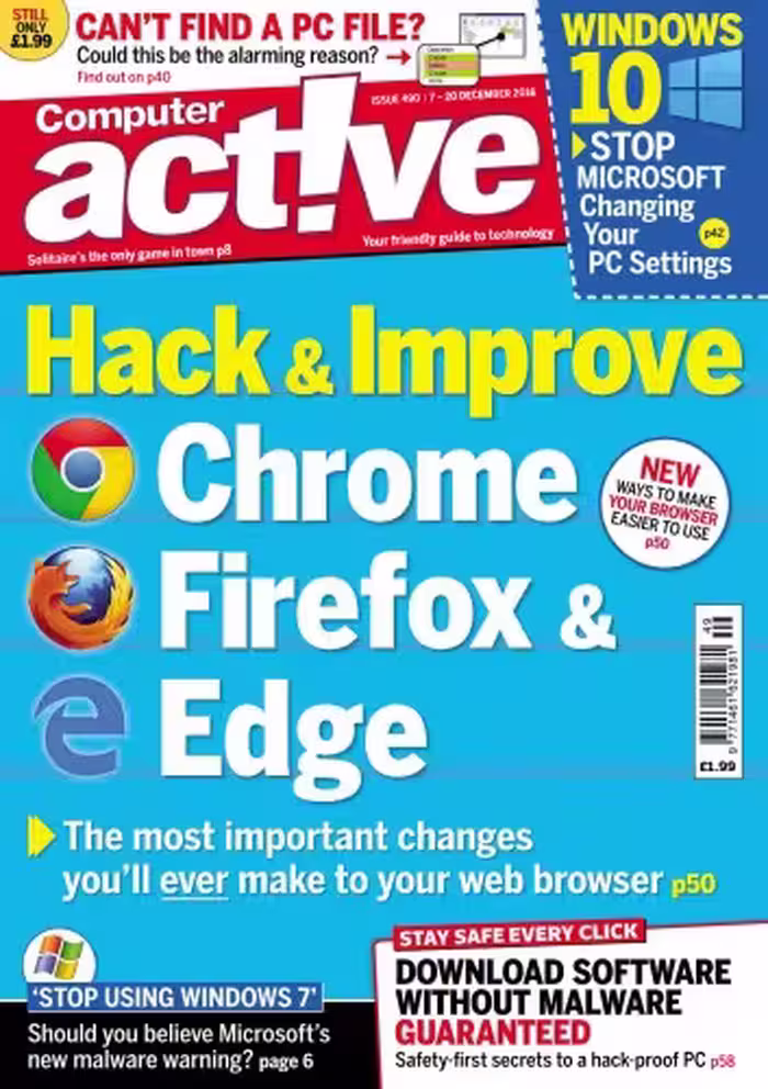 خرید و دانلود نسخه کامل کتاب Computer Active 2016-12-07