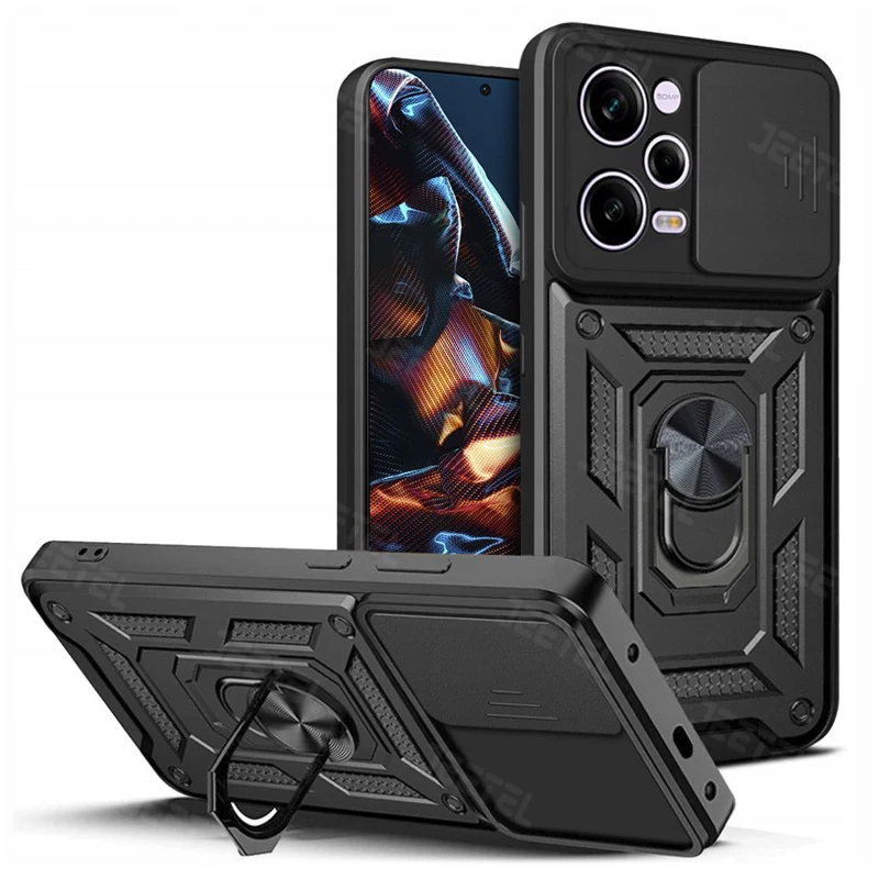 قاب اورجینال دیفندر آرمور برای گوشی Xiaomi Poco X5 Pro طرح بتمنی کشویی هولدردار