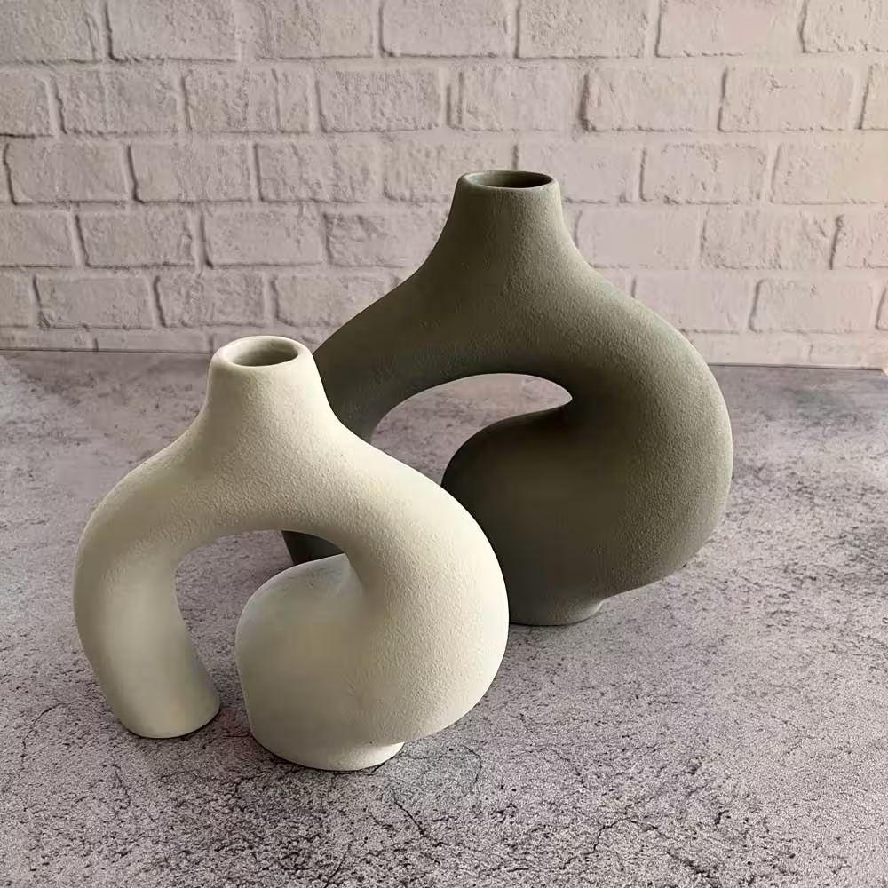 گلدان دکوری طرح دفرمه