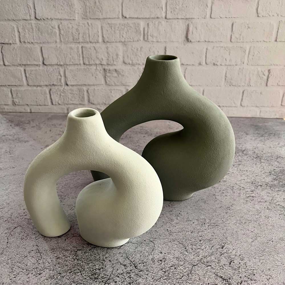 گلدان دکوری طرح دفرمه