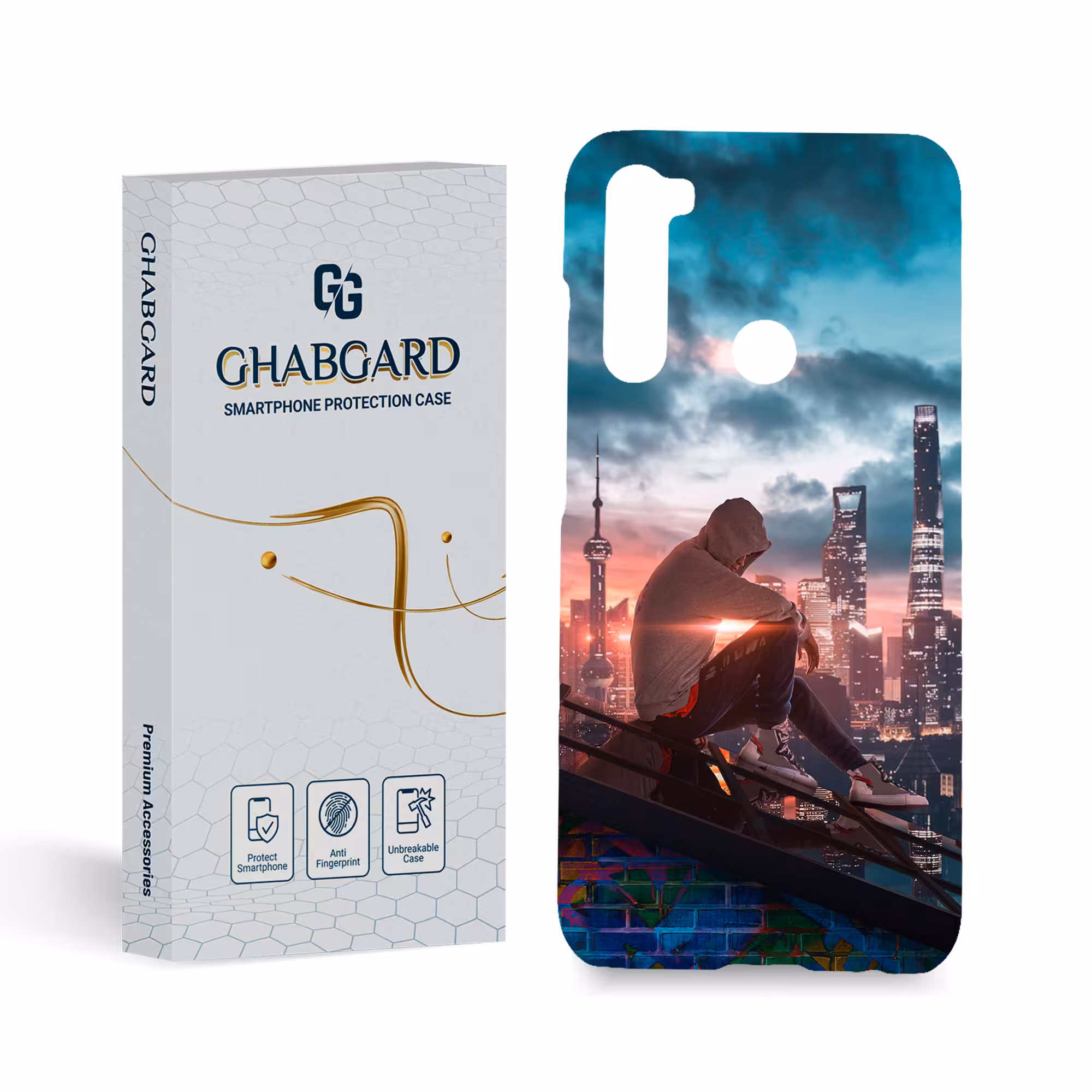 کاور قاب گارد مدل پسرانه مناسب برای گوشی موبایل شیائومی mi note8