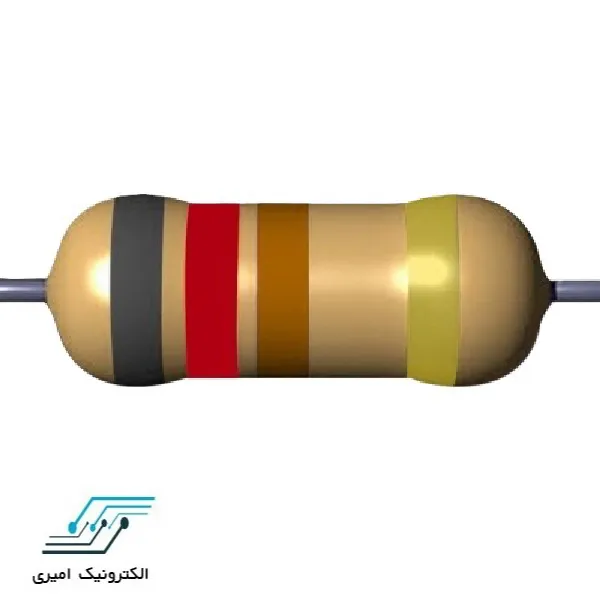 مقاومت 820 اهم 3 وات 5 درصد