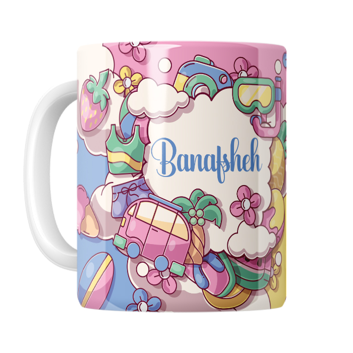 ماگ رژارت مدل لیوان شخصی بنفشه