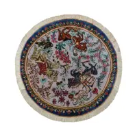 رومیزی فرش دستبافت مدل شکارگاه کد YM. 268