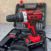 دریل پیچ گوشتی شارژی 21 ولت چکشی گریتک با کیف و لوازم