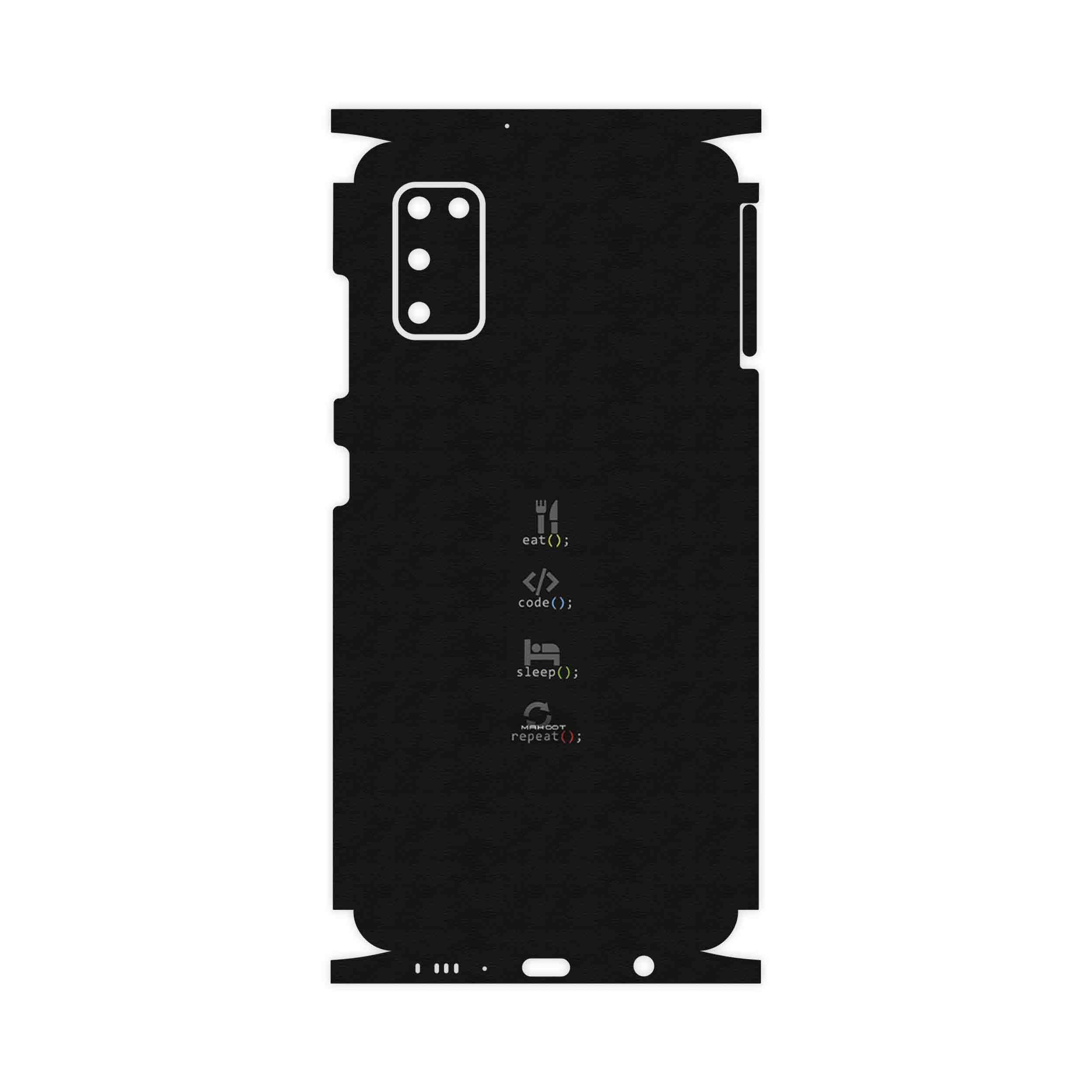 برچسب پوششی ماهوت مدل Programming 2-FullSkin مناسب برای گوشی موبایل سامسونگ Galaxy A41