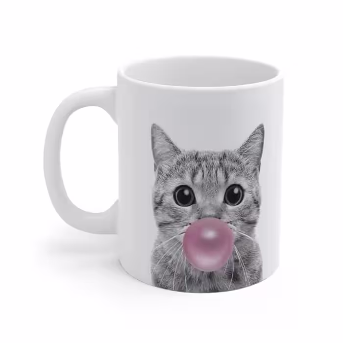 ماگ طرح  گربه Cat مدل NM1240