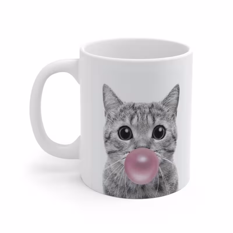 ماگ طرح  گربه Cat مدل NM1240