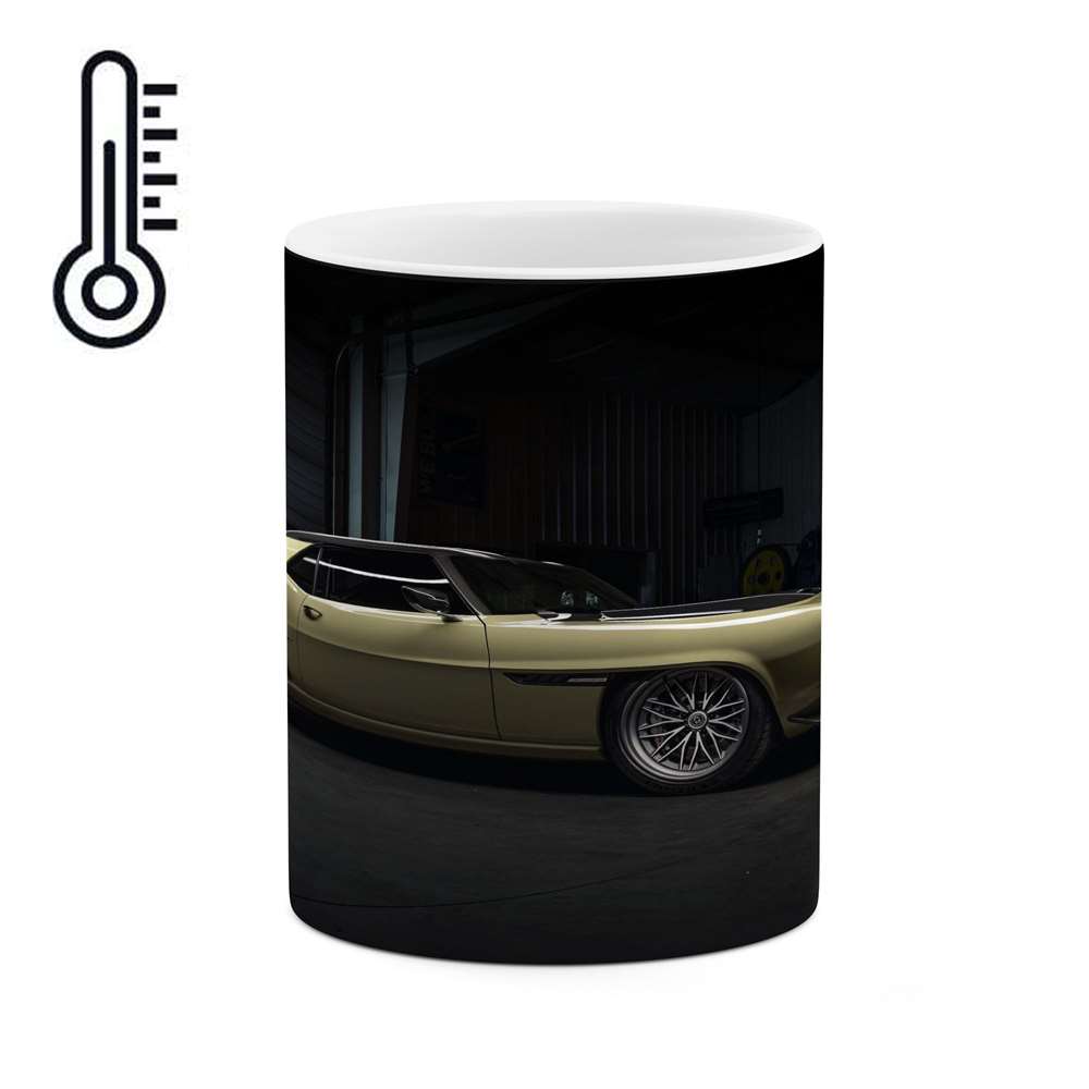 ماگ حرارتی کاکتی طرح ماشین مدل mgh17419