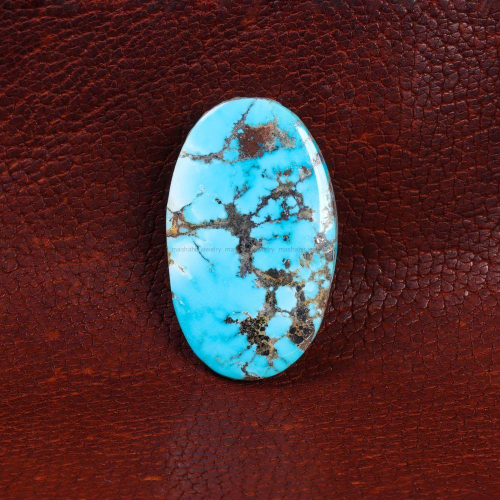 نگین فیروزه شجری کد 14406 - جواهری مشاهیر