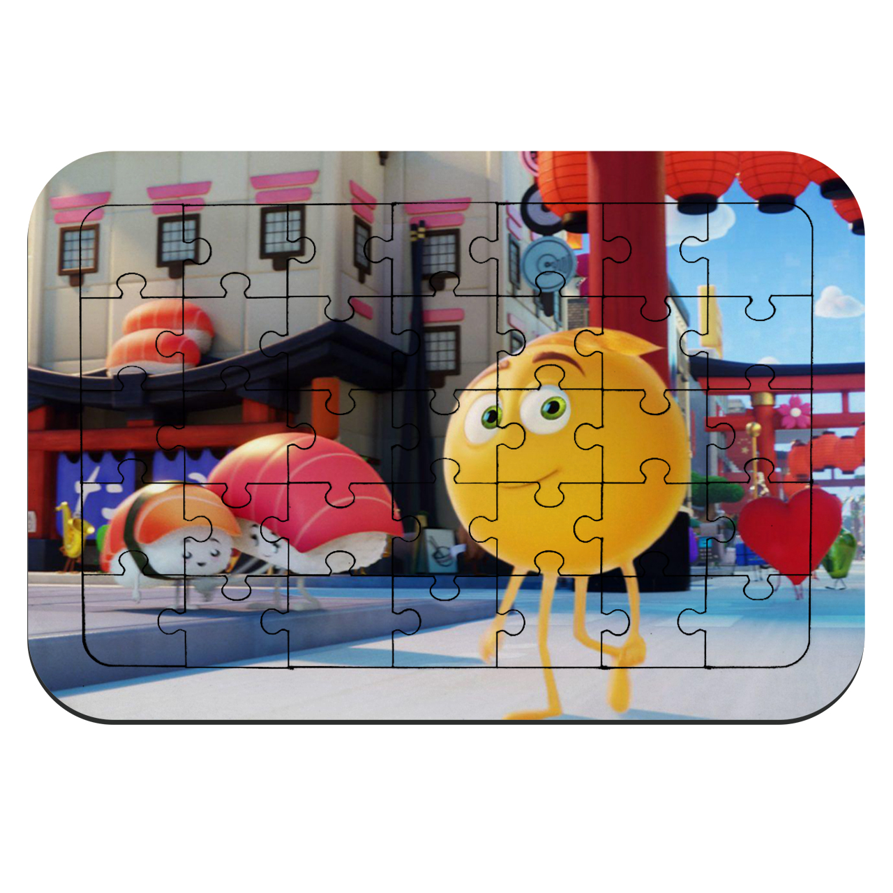  پازل 35 تکه طرح انیمیشن ایموجی ها مدل NI1857 