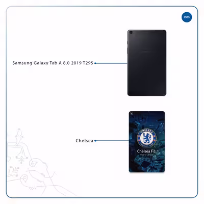 برچسب پوششی ماهوت مدل Chelsea مناسب برای تبلت سامسونگ Galaxy Tab A 8.0 2019 T295