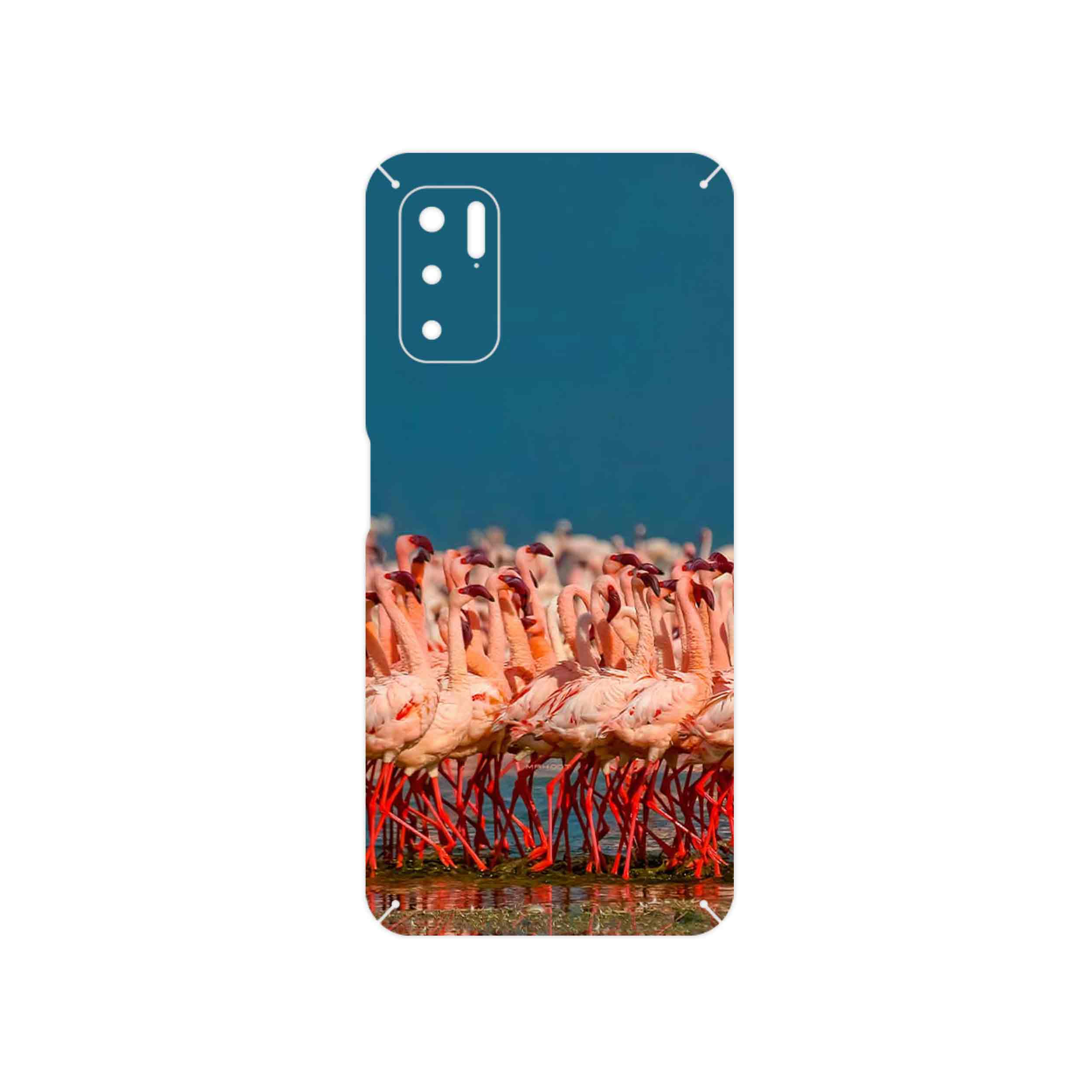 برچسب پوششی ماهوت مدل Flamingo مناسب برای گوشی موبایل شیائومی Redmi Note 10 5G