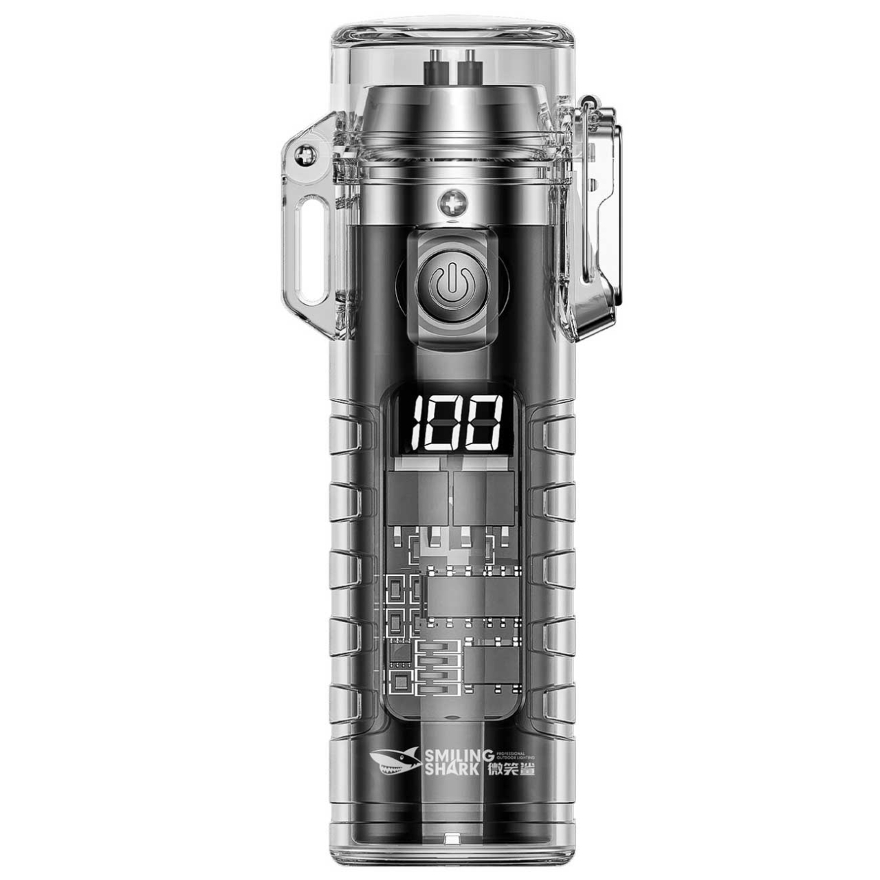 چراغ قوه و فندک الکتریکی اسمایلینگ شارک مدل SD-5206