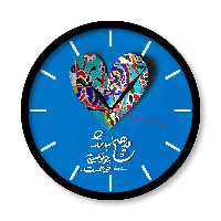 ساعت‌ دیواری راویتا طرح تایپوگرافی کد 3388