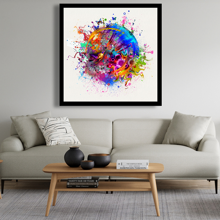 تابلو مدل انفجار رنگ