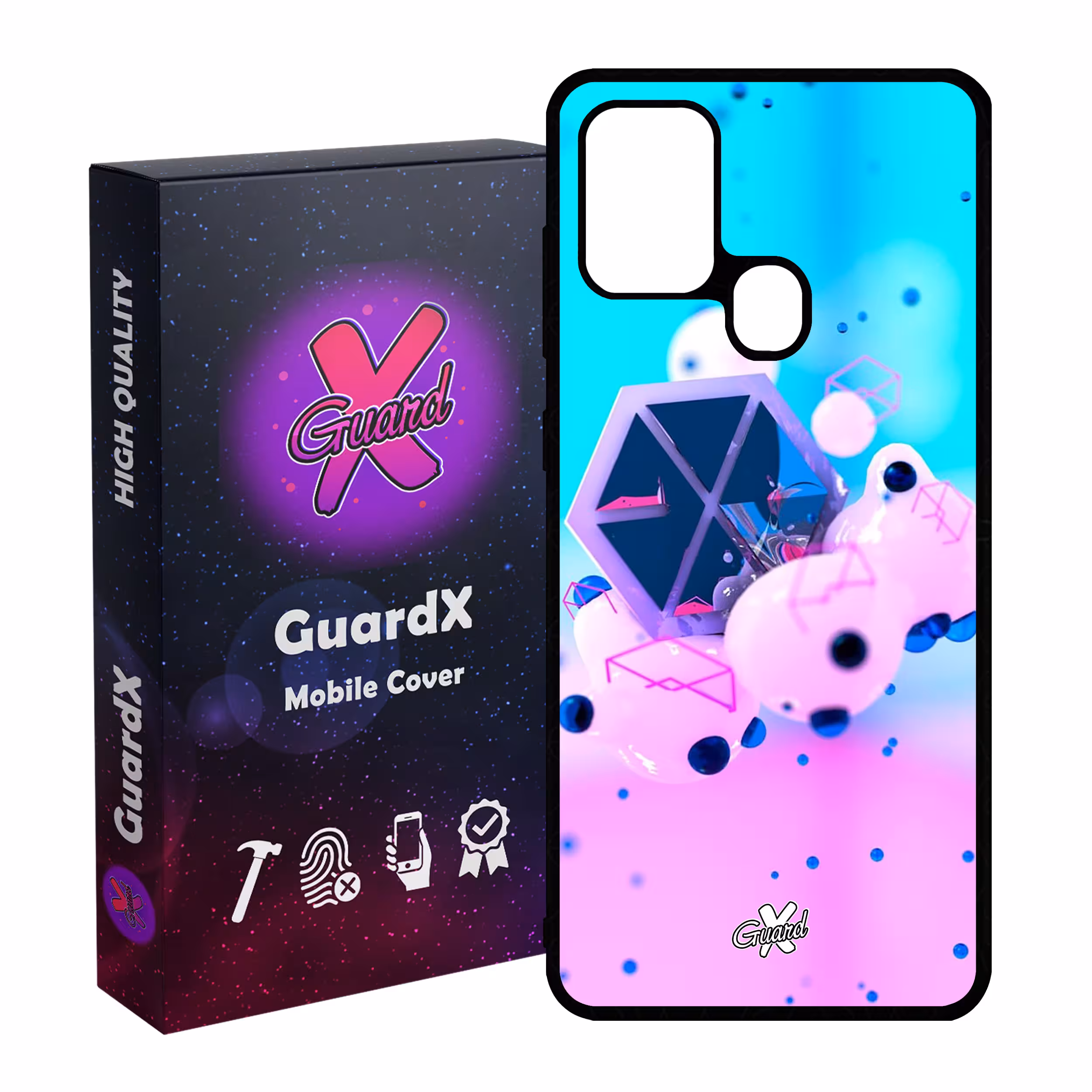 کاور گارد ایکس طرح Exo مدل Glass10023 مناسب برای گوشی موبایل سامسونگ Galaxy A21s