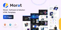 دانلود قالب Morat مورات قالب HTML راهکارهای نرم افزاری