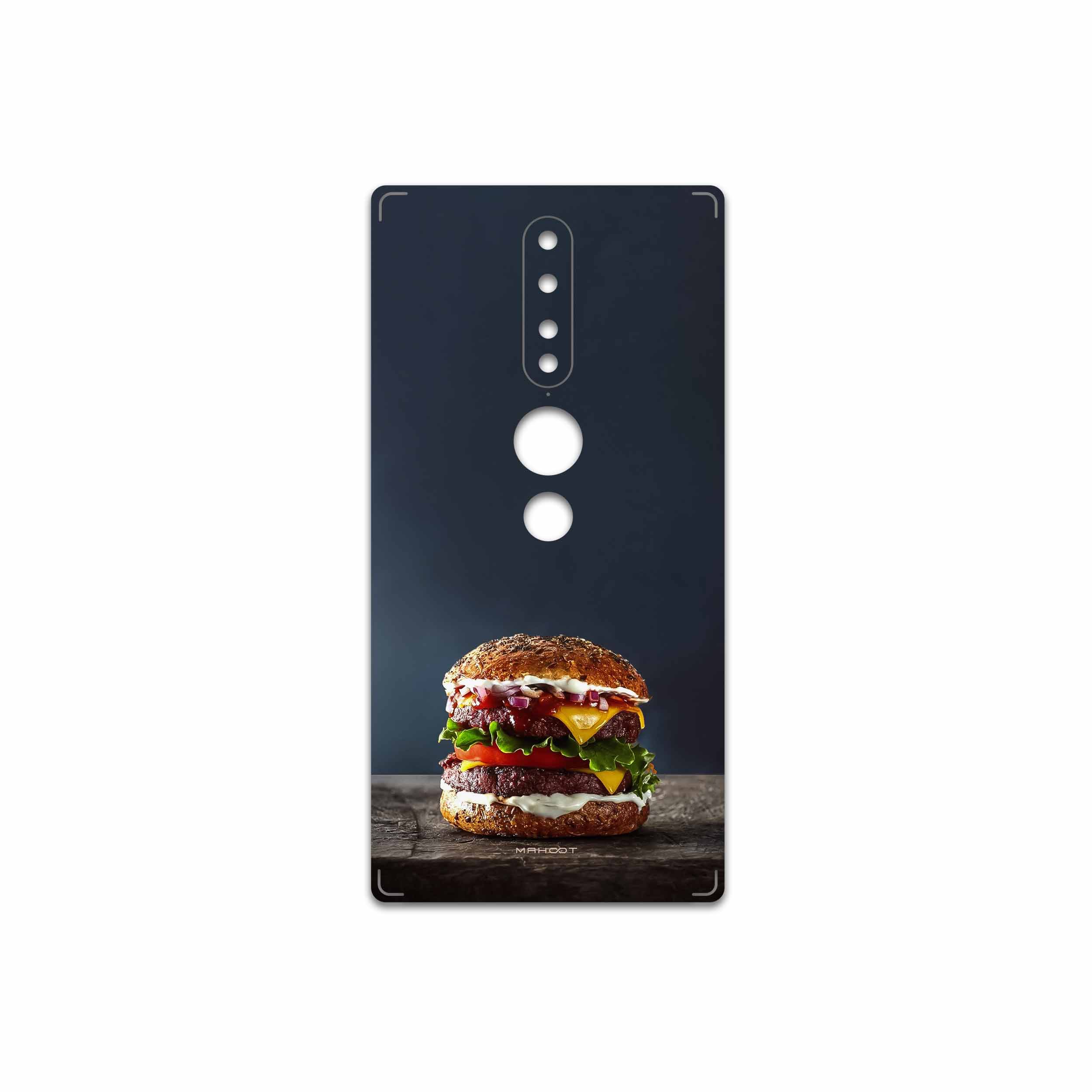 برچسب پوششی ماهوت مدل Hamburger مناسب برای گوشی موبایل لنوو Phab2 Pro