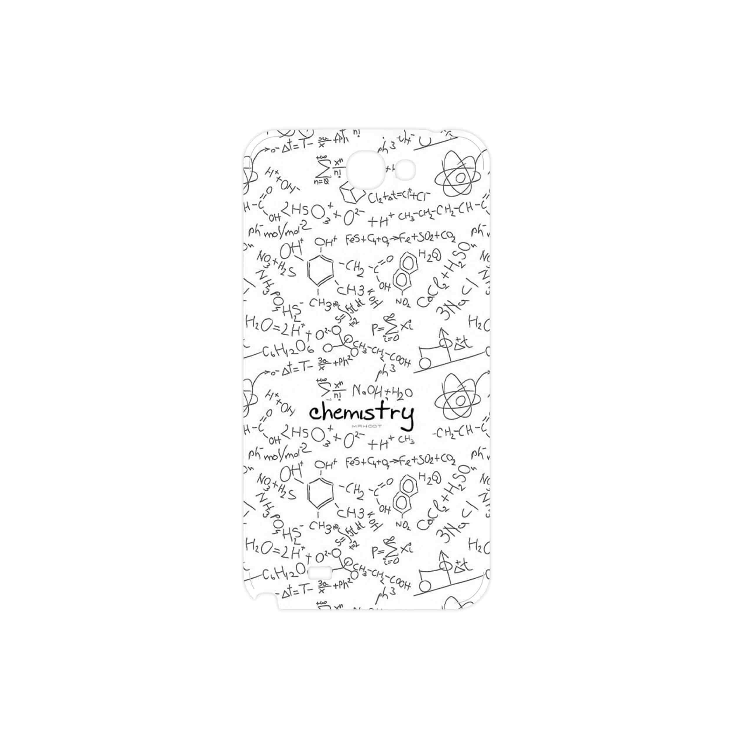 برچسب پوششی ماهوت مدل Chemistry Science مناسب برای گوشی موبایل سامسونگ Galaxy Note 2