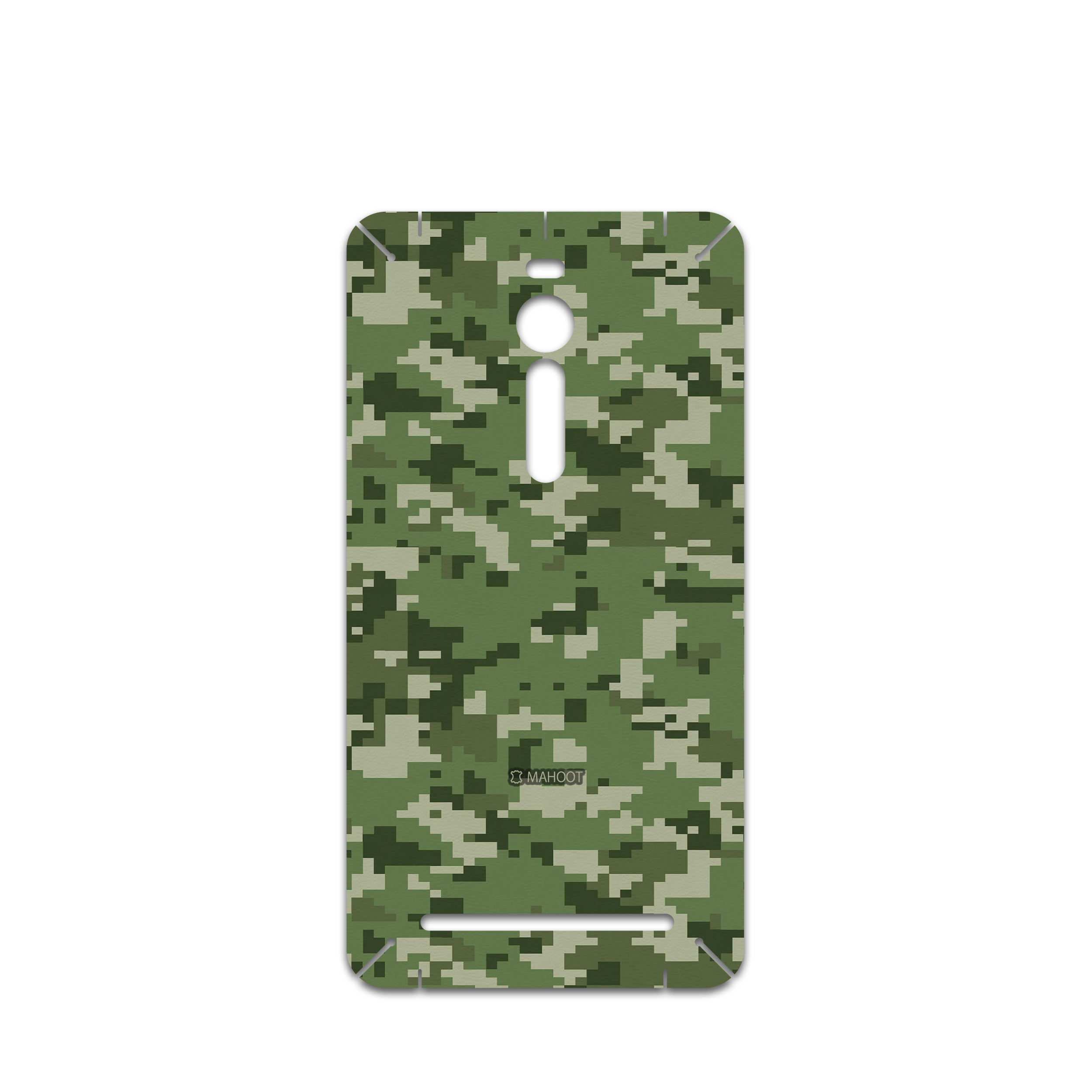 برچسب پوششی ماهوت مدل Army-Green-Pixel مناسب برای گوشی موبایل ایسوس Zenfone 2