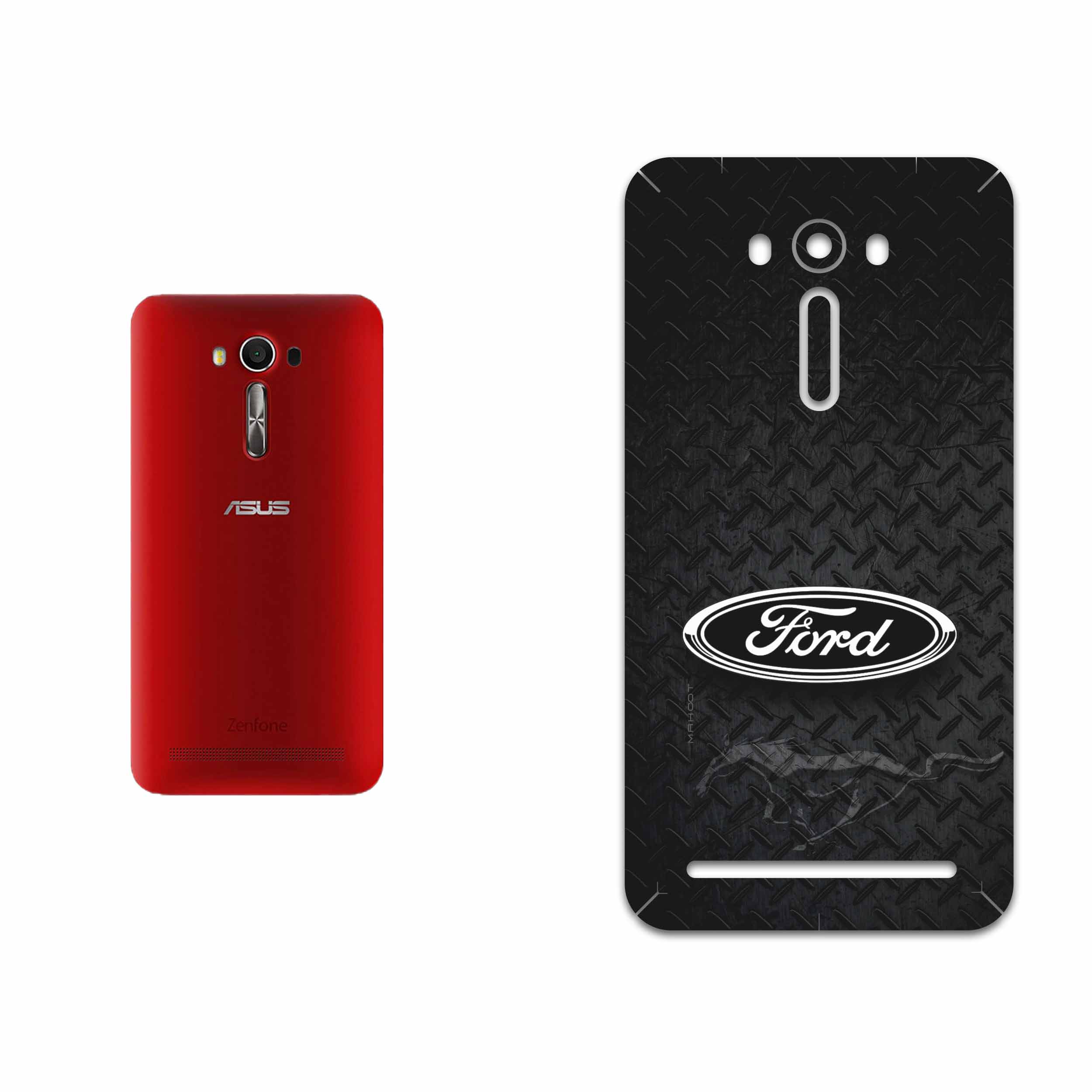 برچسب پوششی ماهوت مدل Ford Motor مناسب برای گوشی موبایل ایسوس Zenfone 2 Laser