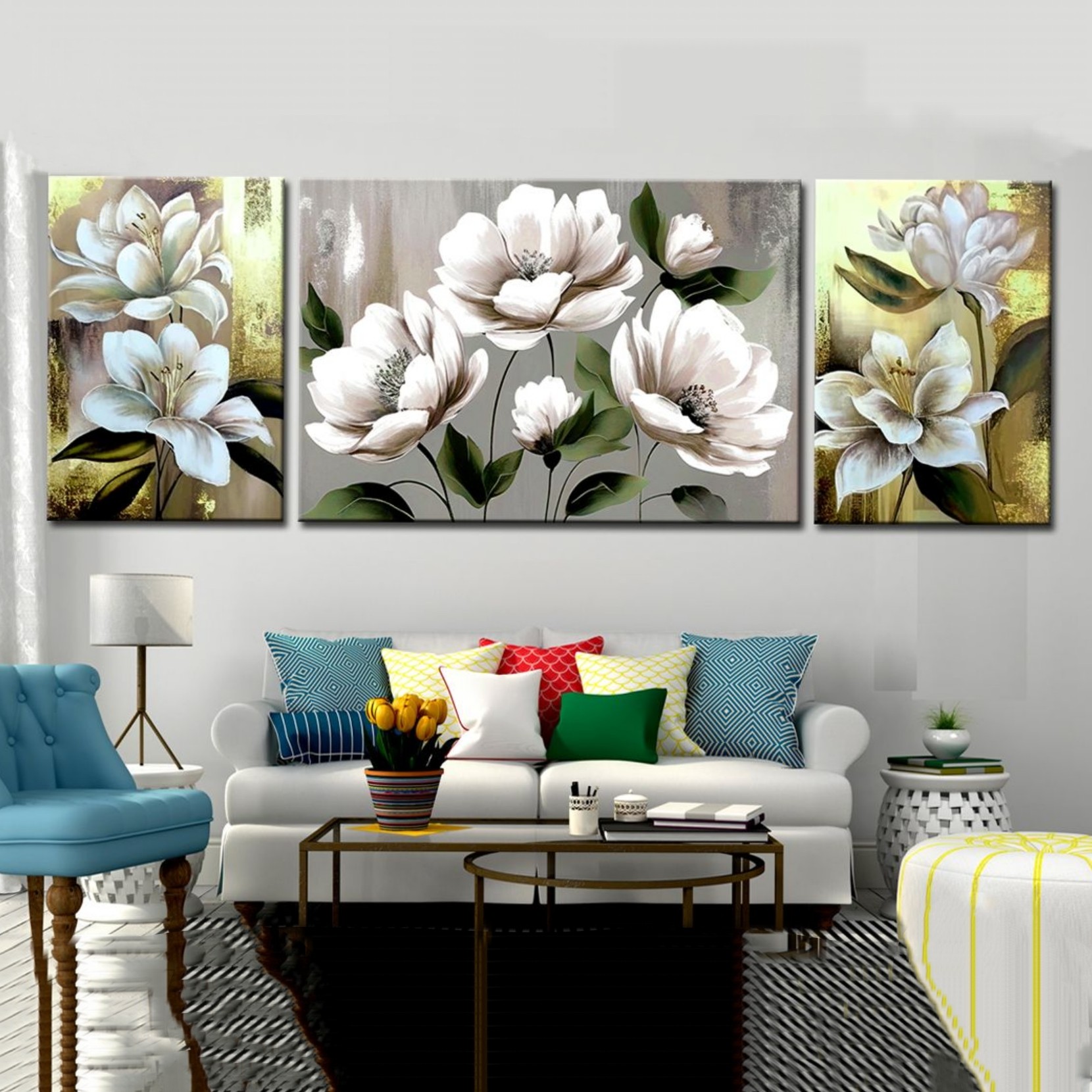 تابلو دکوراتیو 3تیکه کد965