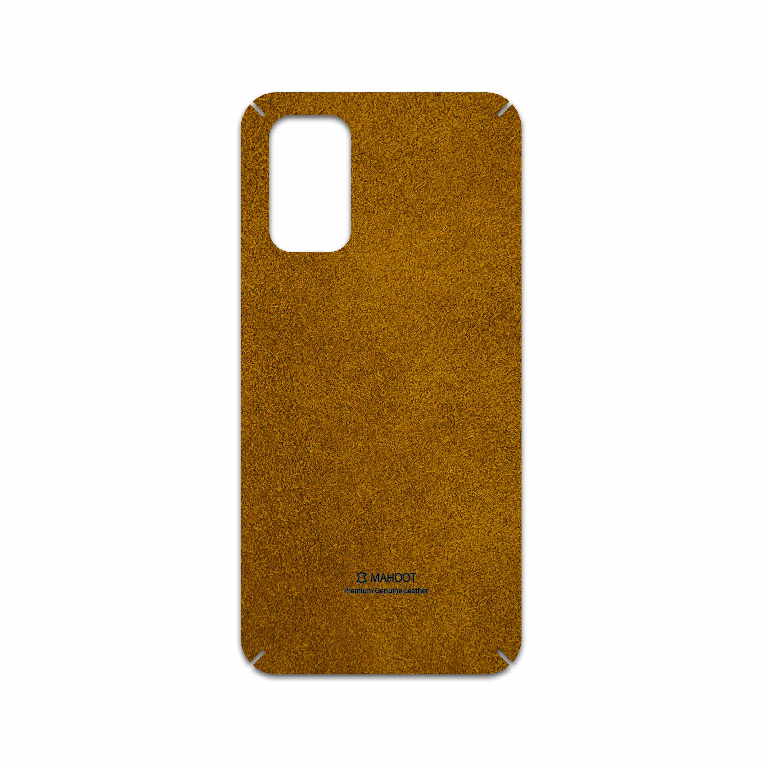برچسب پوششی ماهوت مدل Brown-Chamois-Leather مناسب برای گوشی موبایل شیائومی Redmi 9T