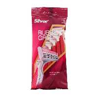 قیمت خودتراش چند بار مصرف 2 لبه زنانه رابر گریپ سیلور 5 عدد