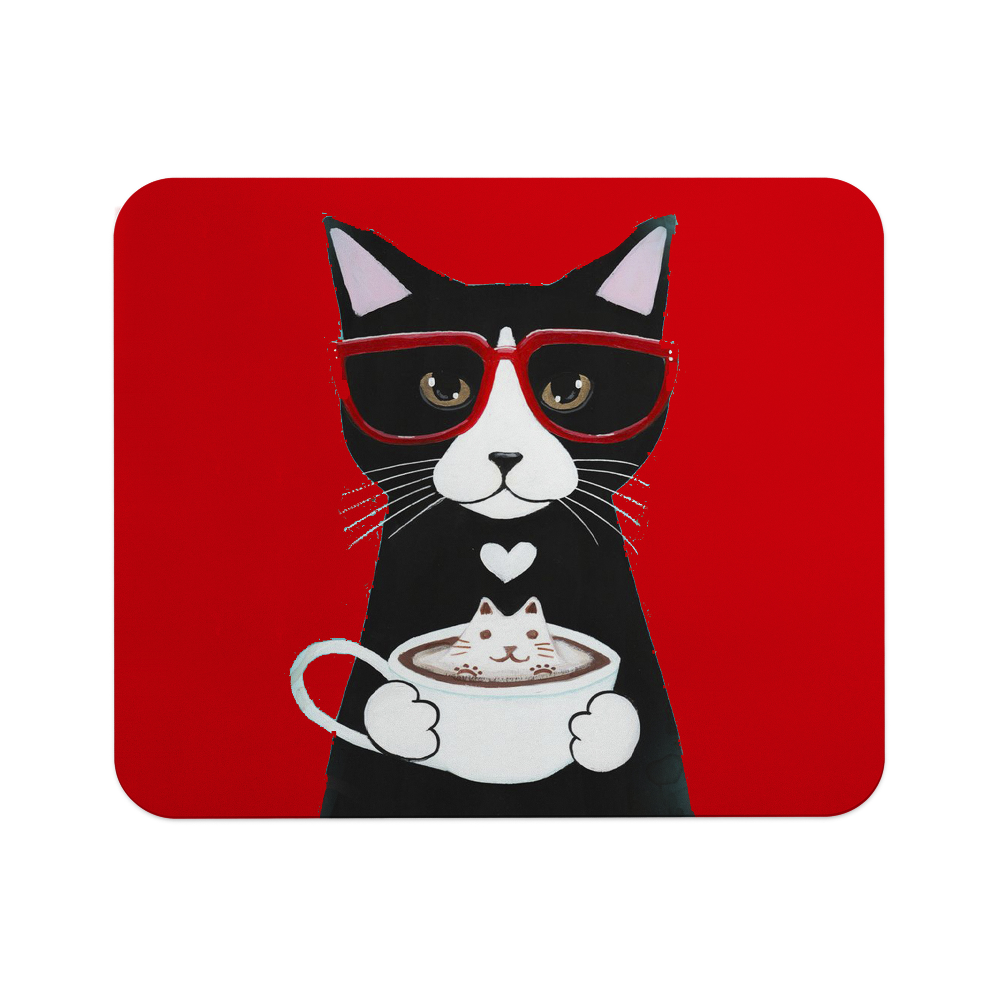 ماوس پد مدل گربه طرح 1212