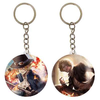 جاکلیدی خندالو مدل سانجی و سابو انیمه وان پیس کد 1722917232 مجموعه 2 عددی