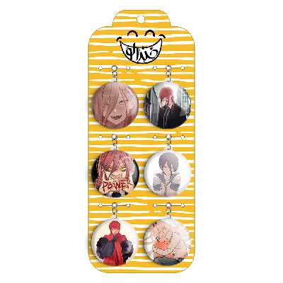 جاکلیدی خندالو مدل انیمه مرد اره ای Chainsaw Man کد 1001B مجموعه 6 عددی