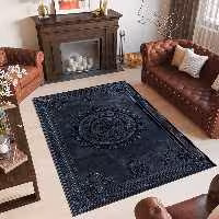 فرشینه سنتی طرح گچبری تیره HQ-3336