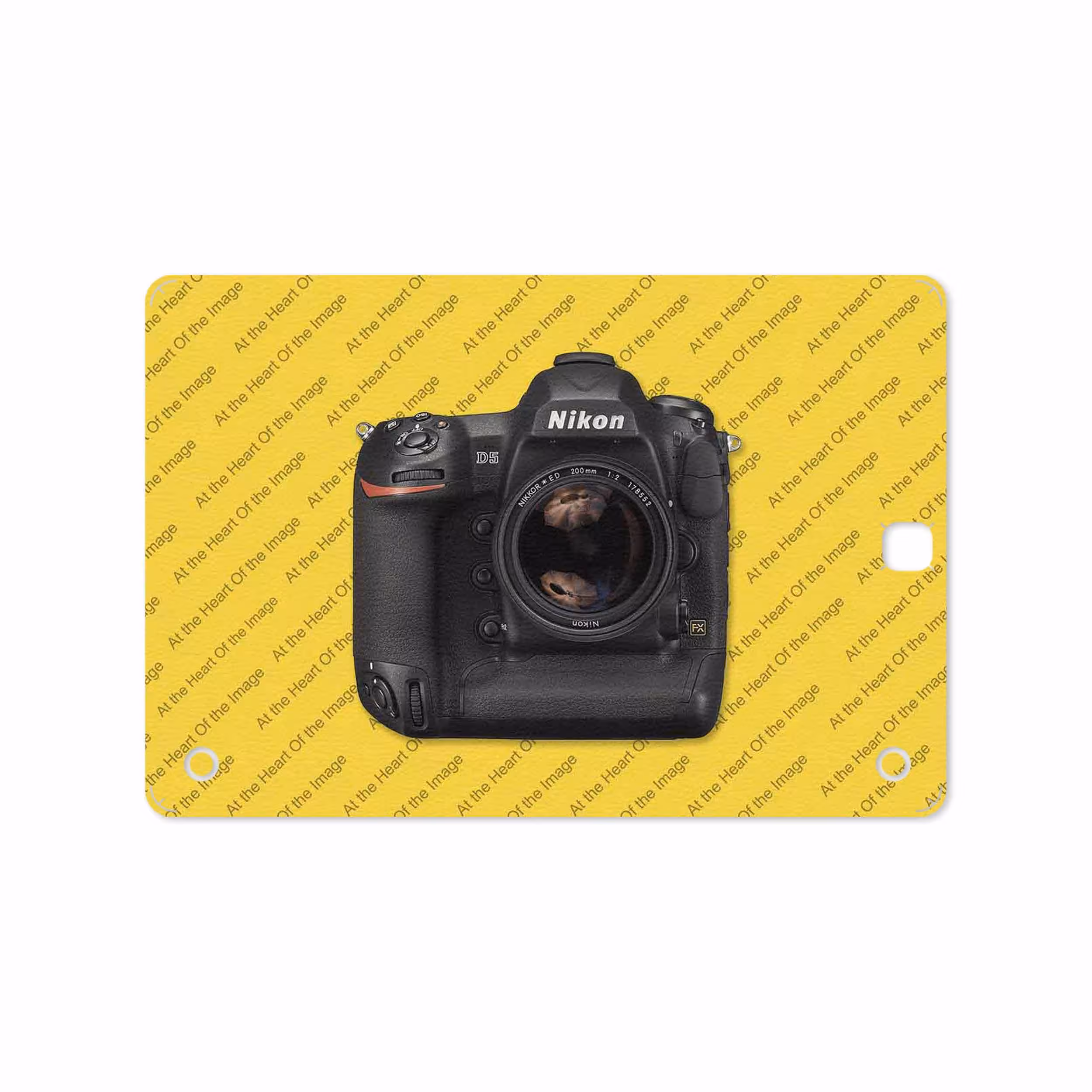 برچسب پوششی ماهوت مدل Nikon-Logo مناسب برای تبلت سامسونگ Galaxy Tab A 9.7 2015 T555
