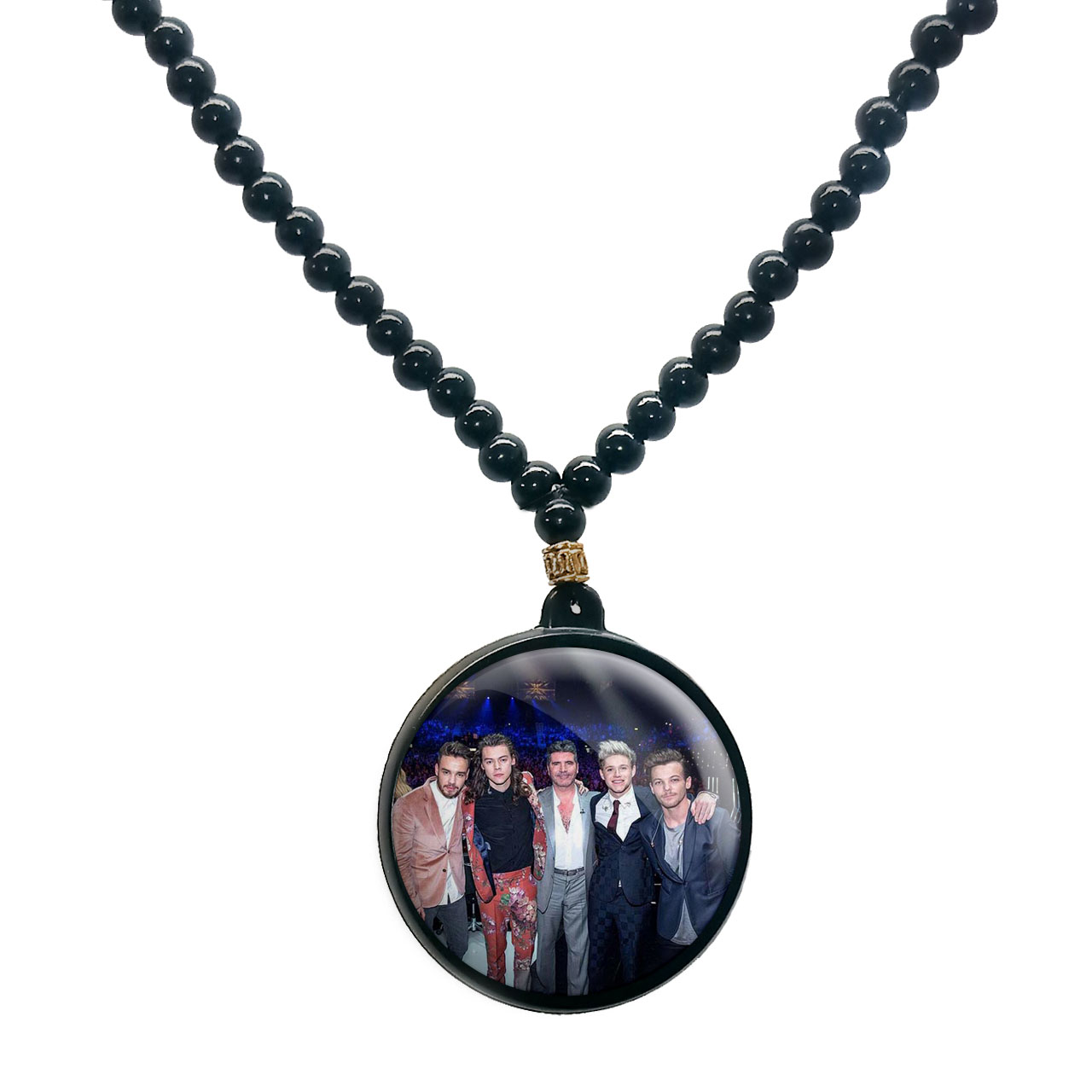 گردنبند پرمانه طرح One Direction کد pmd.13655 مدل دو طرفه