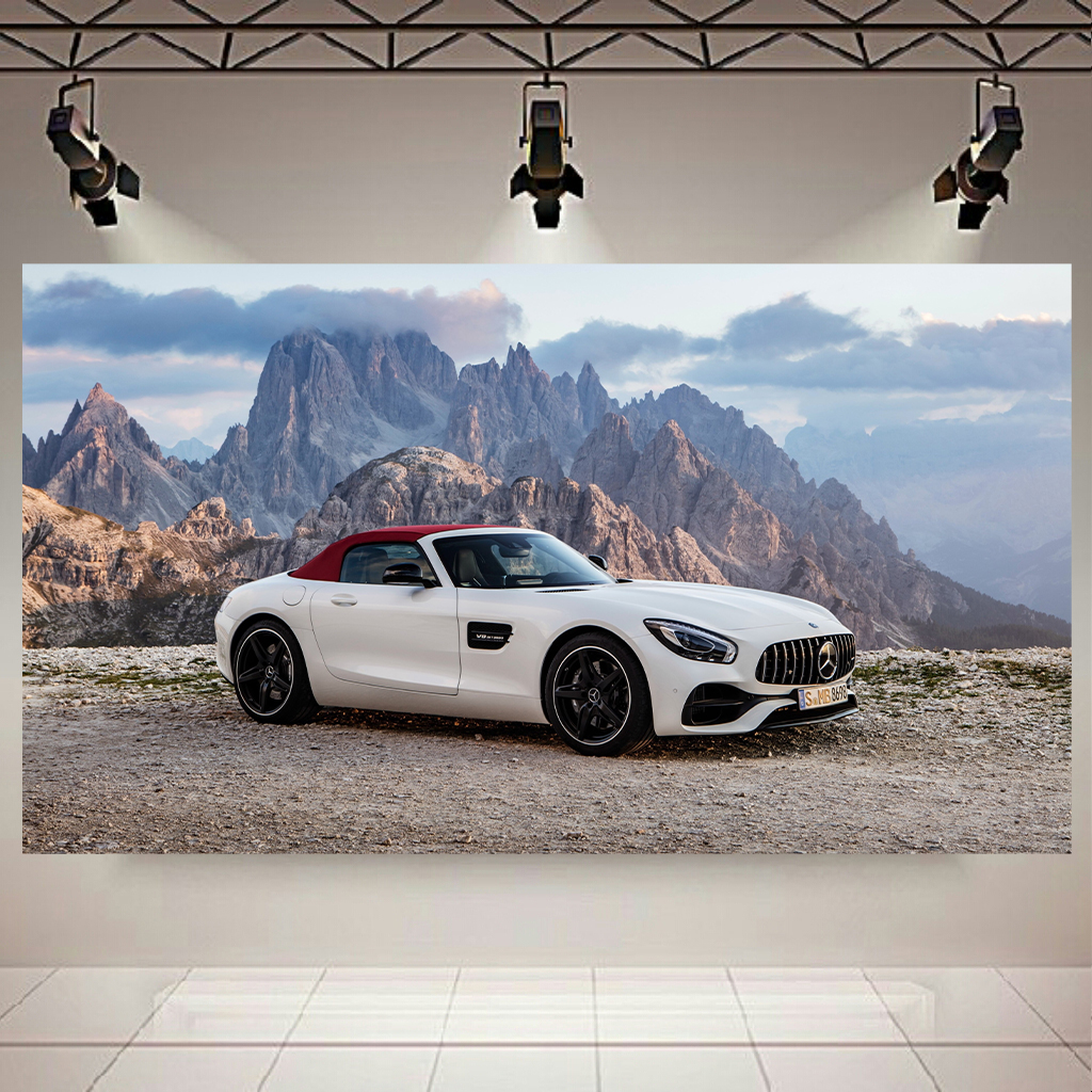 تابلو بوم طرح ماشین مدل مرسدس بنز AMG GT-C کد AR4560