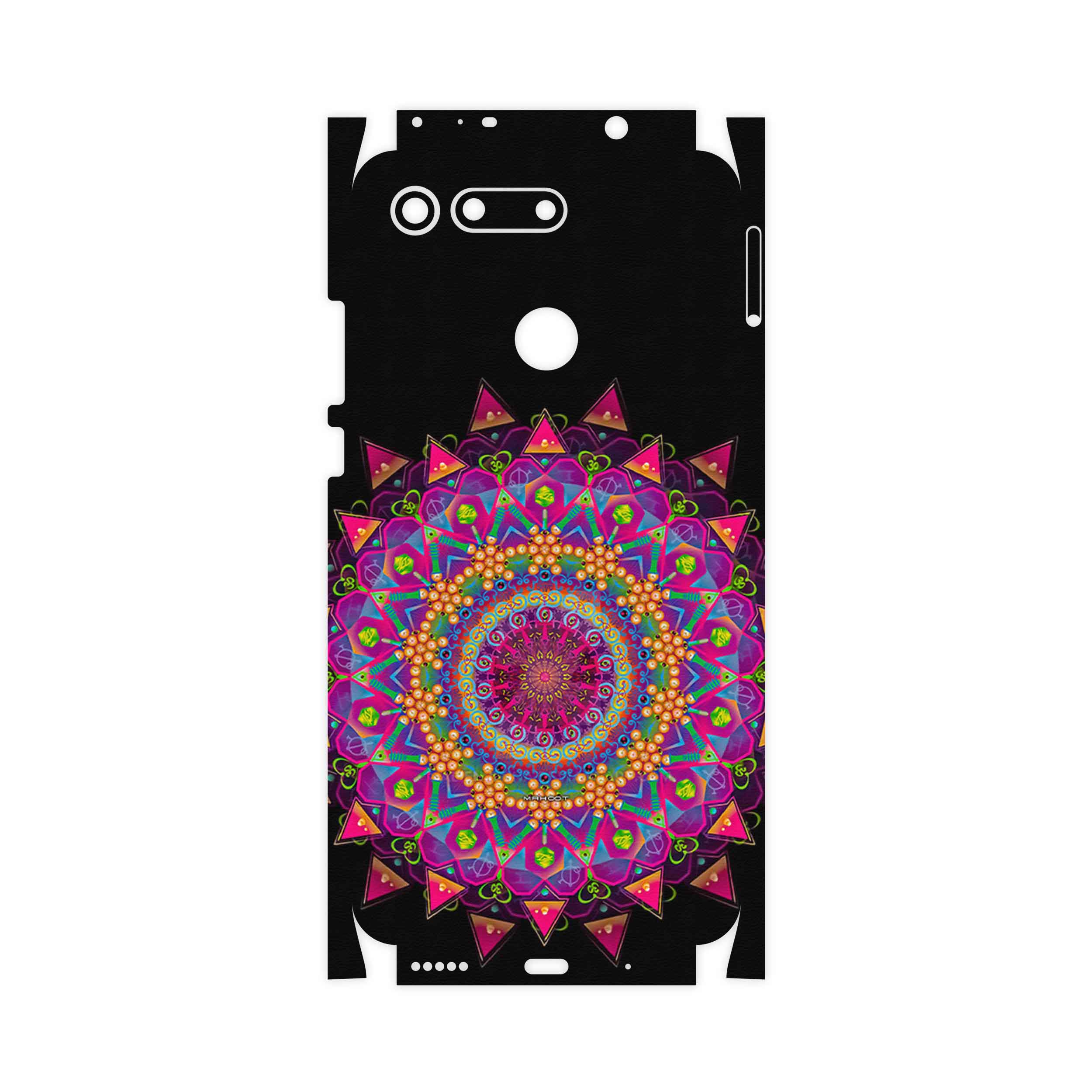 برچسب پوششی ماهوت مدل Mandala Design 5-FullSkin مناسب برای گوشی موبایل آنر View 20