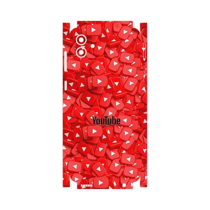 برچسب پوششی ماهوت مدل Youtube-FullSkin مناسب برای گوشی موبایل سامسونگ Galaxy A04