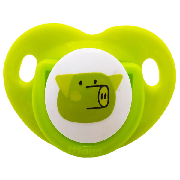 پستانک نوک بادامی طرح خوک 6-12 ماه