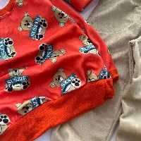 ست بچه گانه اسپرت  خرس مخمل خارجی پرفروش جنس عالی 