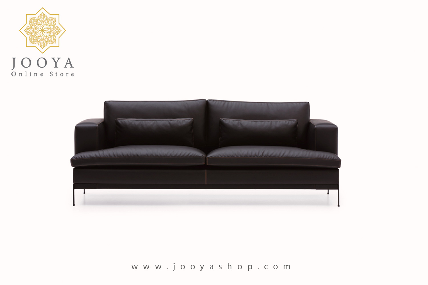 مبل دو نفره نظری مدل نوا Neva Double Seat با روکش چرم