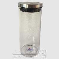 بانکه شیشه ای با درب استیل UN-2106