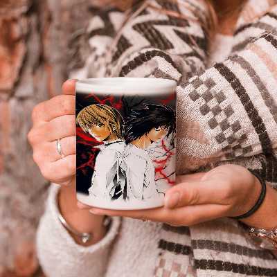 ماگ طرح انیمه‌ی دفترچه مرگ DEATH NOTE کد 007